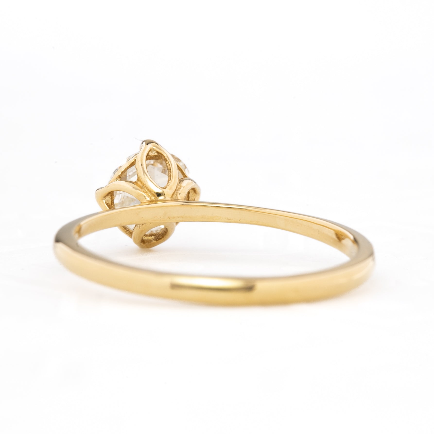 【一点物】アリスリング枠 0.49ct ローズカットダイヤモンド