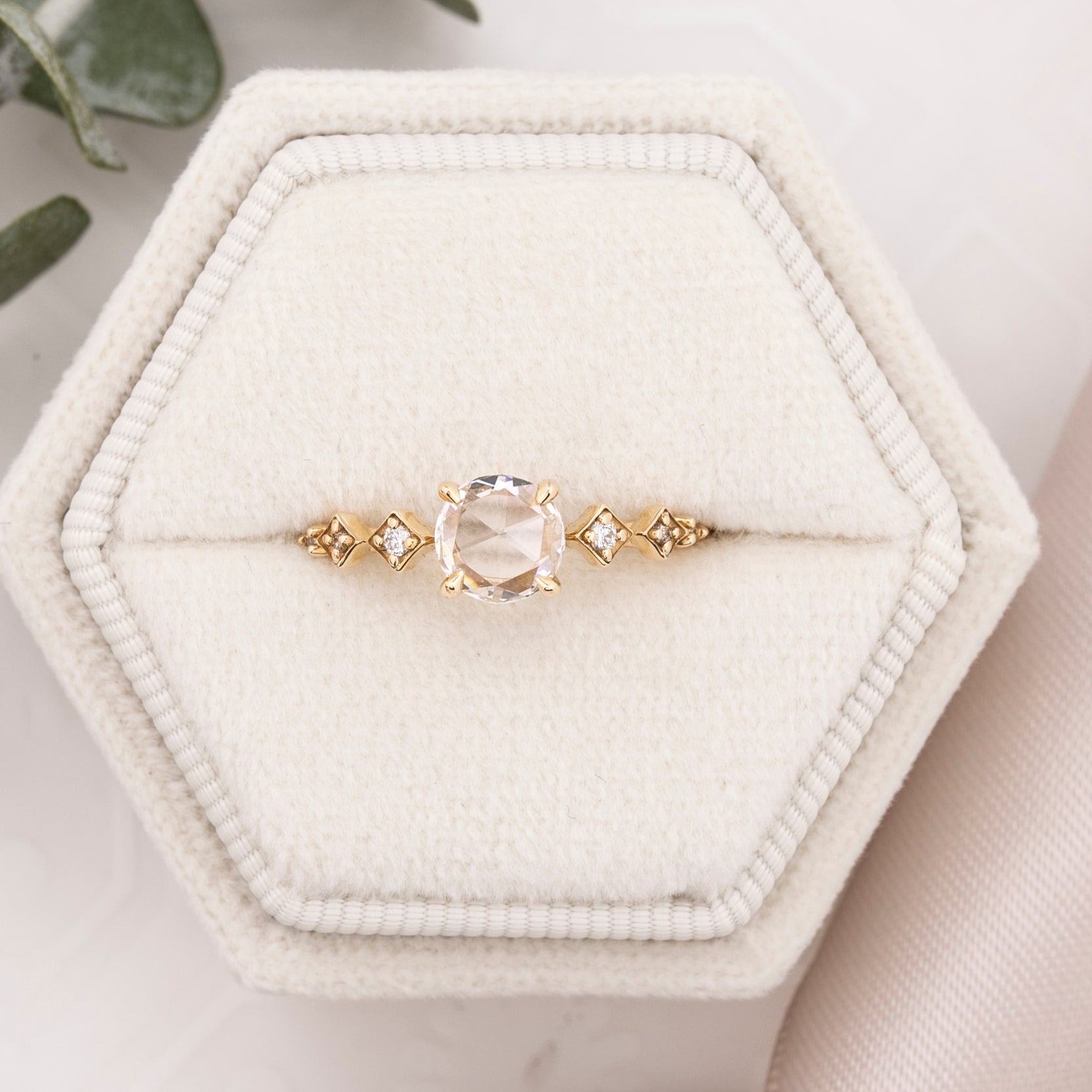 Celeste Round Diamond Ring