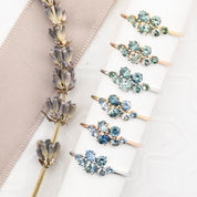 Stardust Cluster Ring, Seven Stones (Pick your own gems)