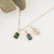 Patia Charm Necklace Setting (Emerald)