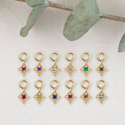 誕生石ピアスチャーム