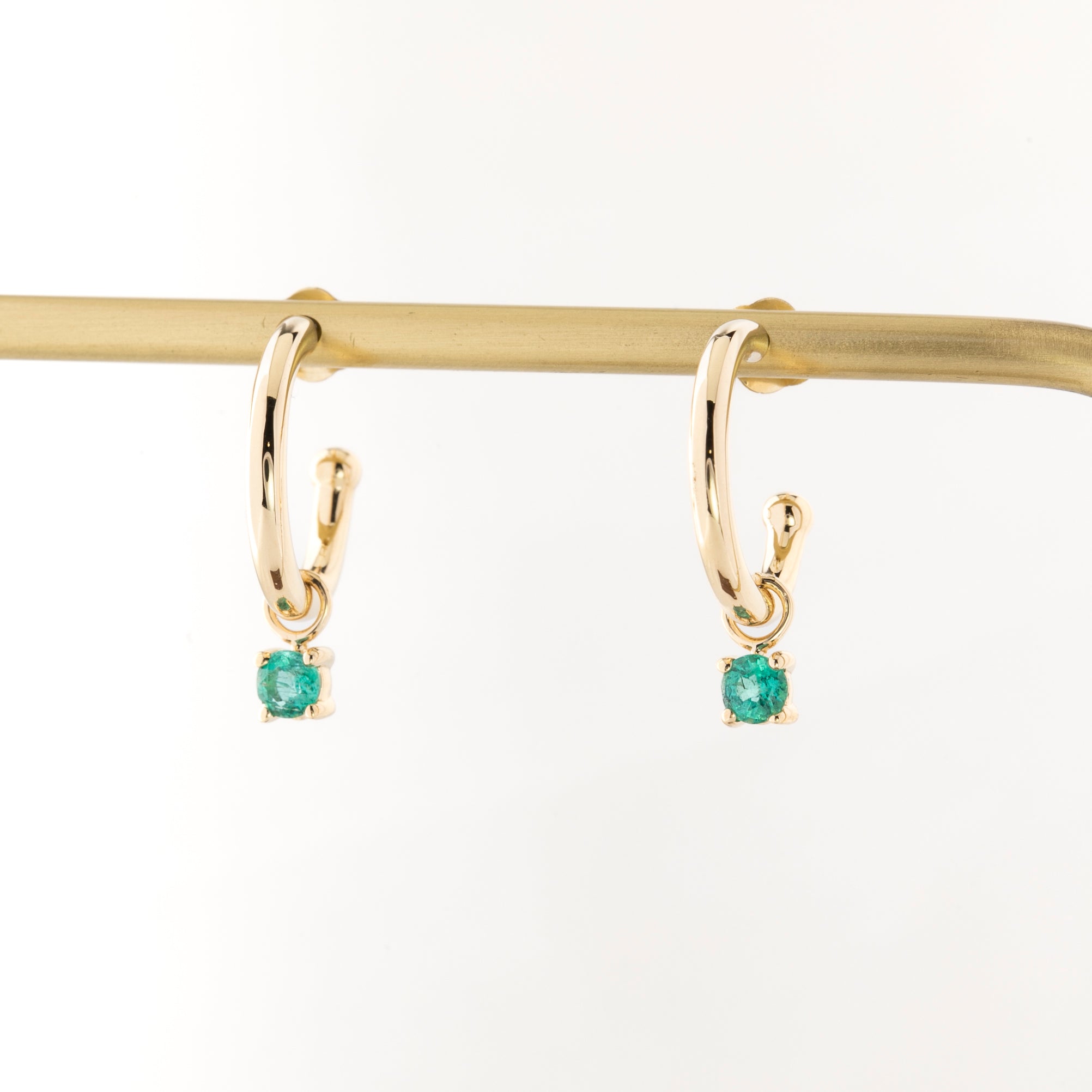 3mm Birthstone Hoop Charm