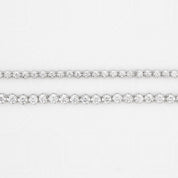 Diamond Illusion Tennis Bracelet 14k White Gold
