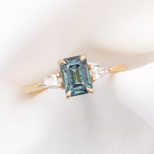Olivia Ring, 1.50ct Montana Sapphire