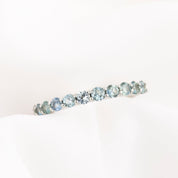 Lydia 2.5mm Montana Sapphire Band