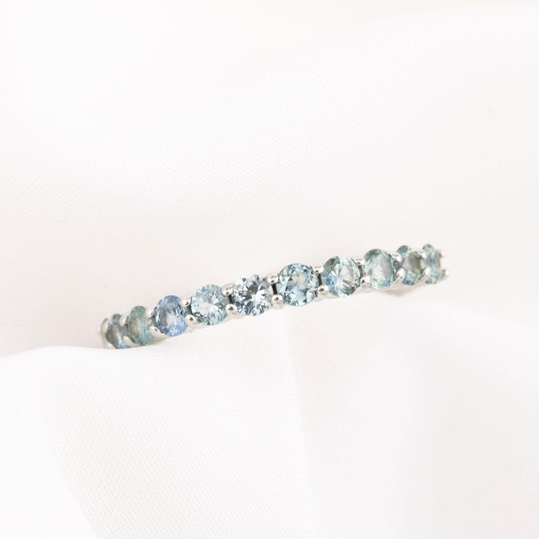 Lydia 2.5mm Montana Sapphire Band