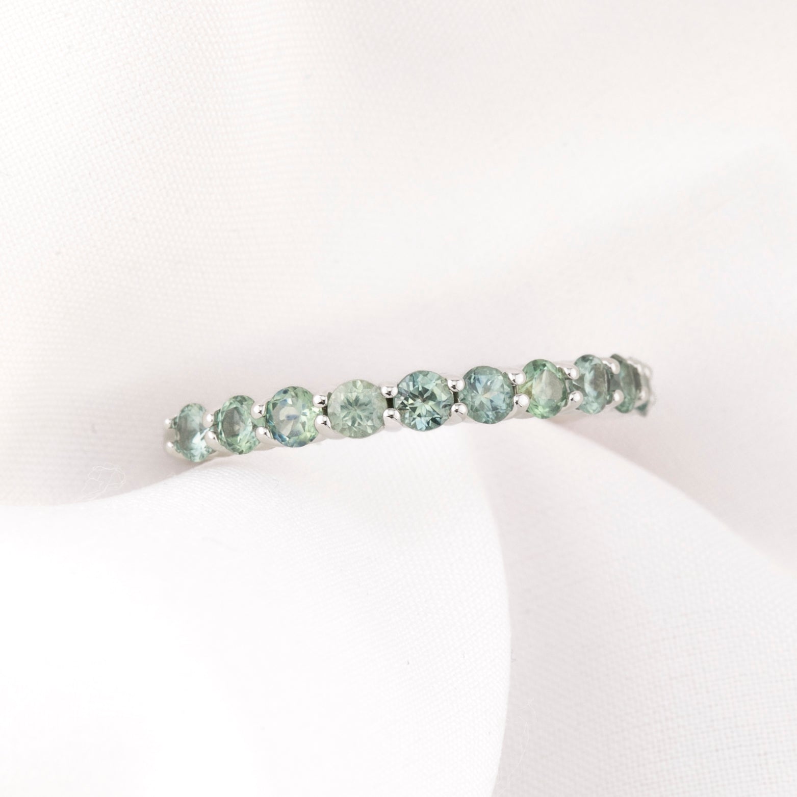 Lydia 2.5mm Montana Sapphire Band