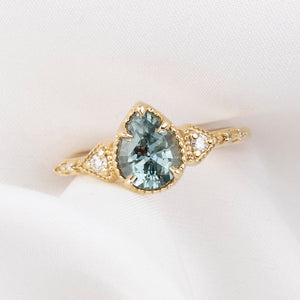 Agatha Ring, 0.91ct Montana Sapphire