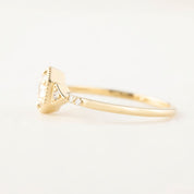 【一点物】アガサリング枠 0.46ct ローズカットダイヤモンド