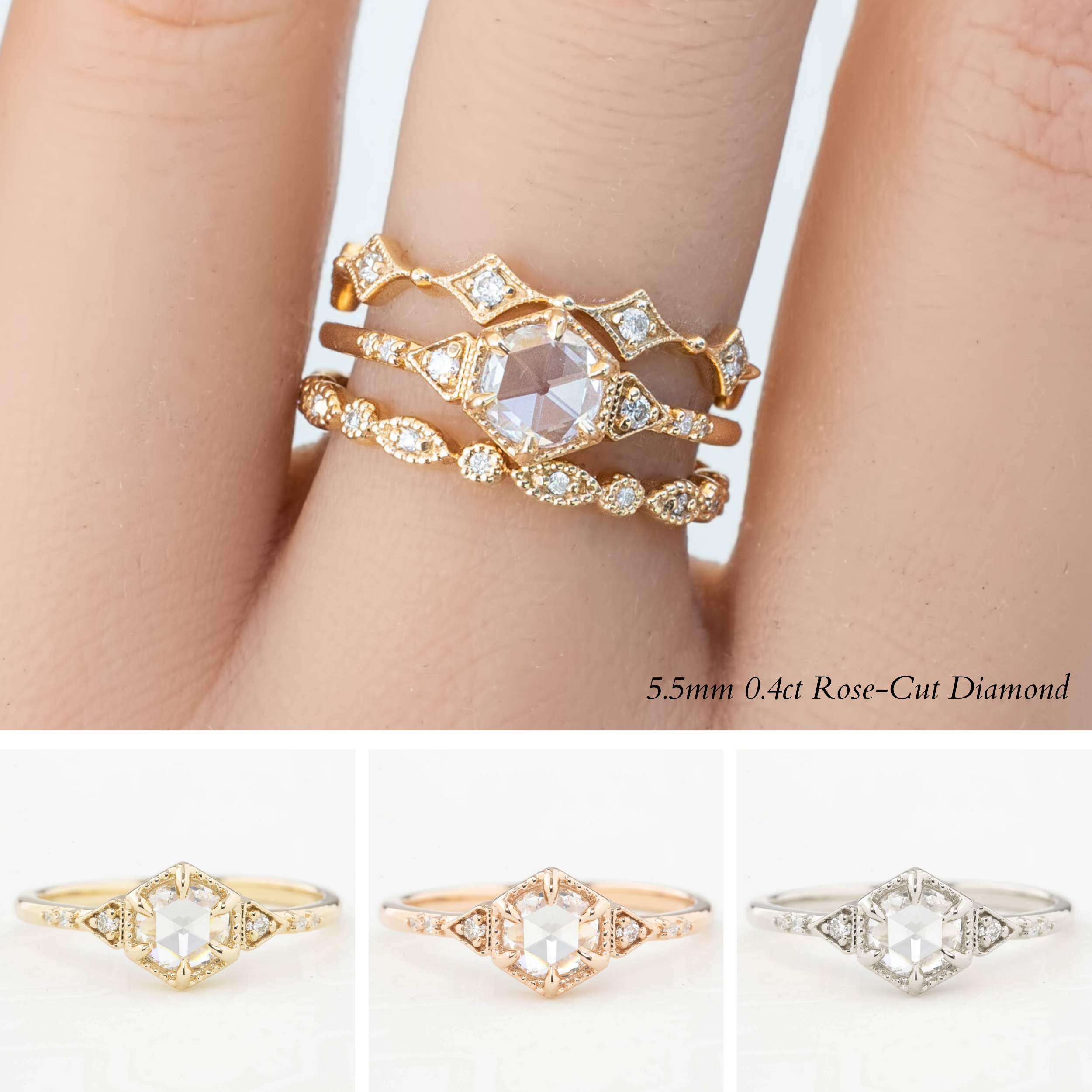 Agatha Round Diamond Ring