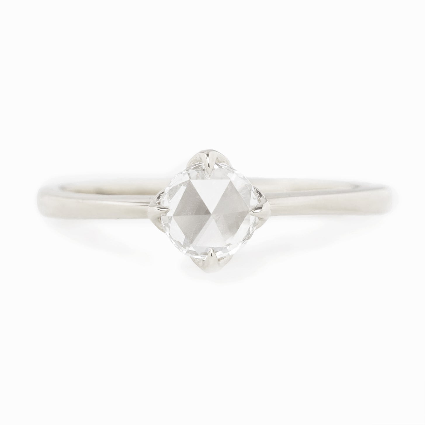 【一点物】アリスリング枠 ラウンドローズカットダイヤモンド 0.40ct