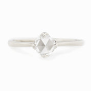 【一点物】アリスリング枠 ラウンドローズカットダイヤモンド 0.40ct
