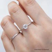 【一点物】アリスリング枠 ラウンドローズカットダイヤモンド 0.40ct