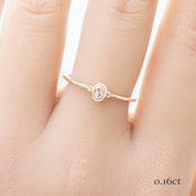 Iris Oval Diamond Ring