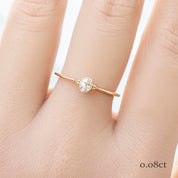 Iris Oval Diamond Ring