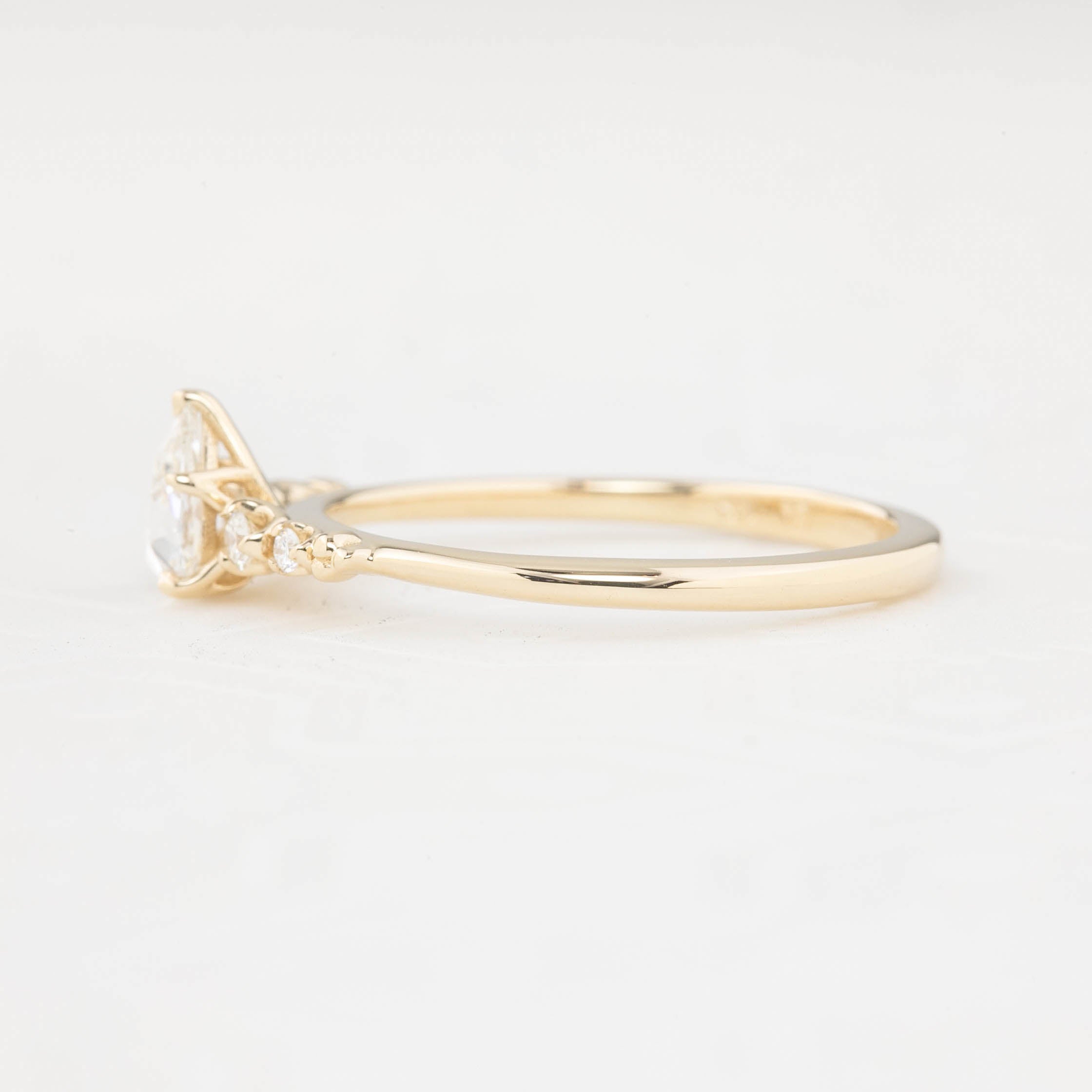 Estel Fleur Pear Cut Diamond Ring