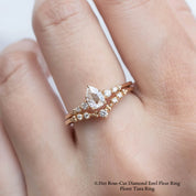 Estel Fleur Pear Cut Diamond Ring