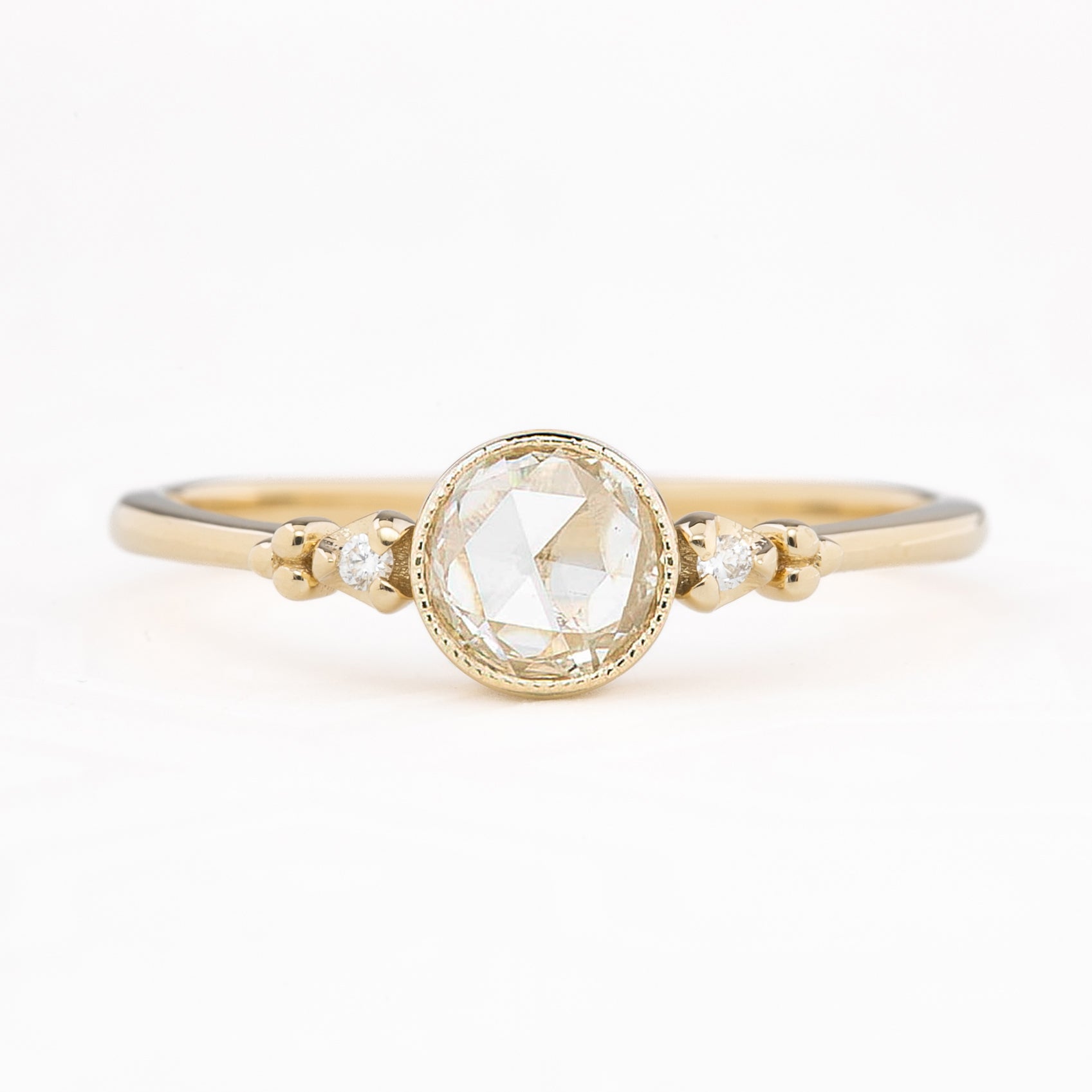 Estel Bezel Ring, Rose Cut Diamond – Envero