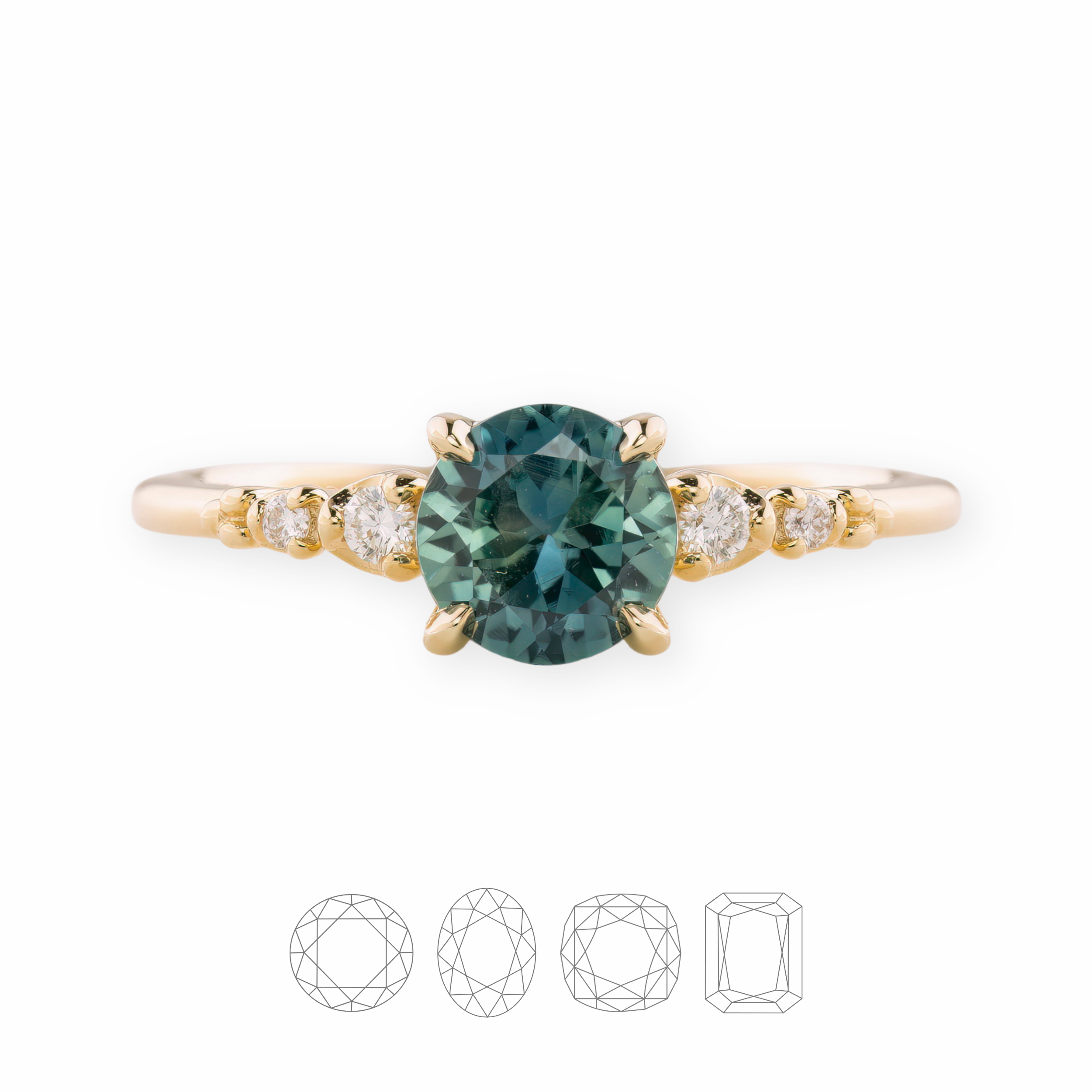 Estel Fleur 4-Prong Setting