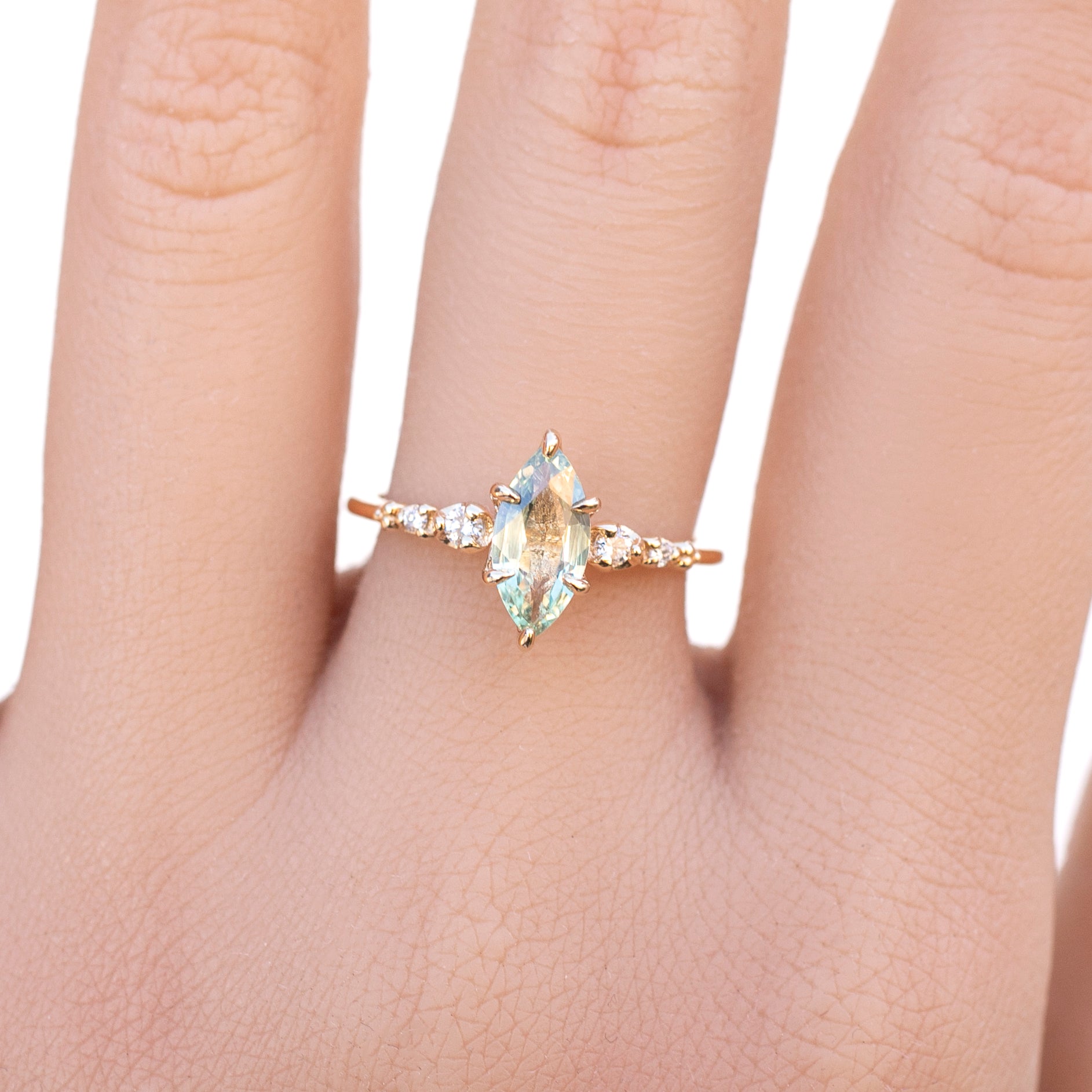 Estel Fleur Ring, Madagascar Sapphire