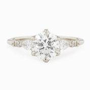 Estel Fleur Petal Round Diamond Ring