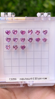 0.30ct Calibrated Heart Madagascar Sapphire (4.0mm) CS233