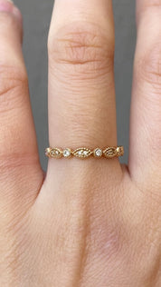 Tia Half-Eternity Ring