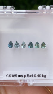 0.35ct Calibrated Pear Montana Sapphire (5x4mm) CS185