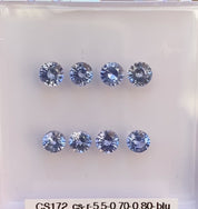 5.5mm 0.75ct ブルーサファイア セイロン産