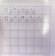 0.12ct Calibrated Oval Rose Cut Diamonds (4x3mm) CD046