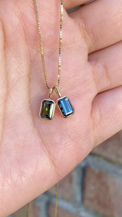 Patia Charm Necklace Setting (Emerald)