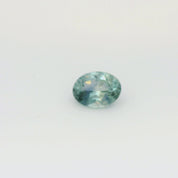 1.57ct Oval Cut Light Blue Green Montana Sapphire SO613