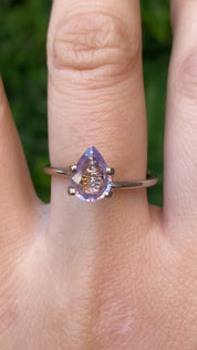 1.30ct Pear Cut Purple Madagascar Sapphire SF536