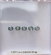4.0mm 0.20ct グリーンサファイア 非加熱