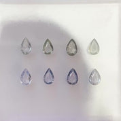 6x4mm 0.35ct サファイア 非加熱
