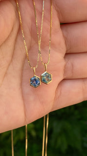 Patia Charm Necklace Setting (Hexagon)