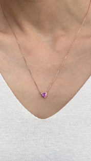 Heart Bezel Necklace Setting