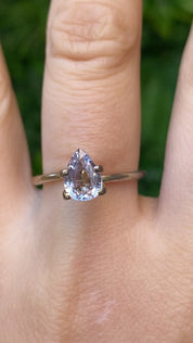 1.28ct Pear Cut Lavender Blue Madagascar Sapphire SF535