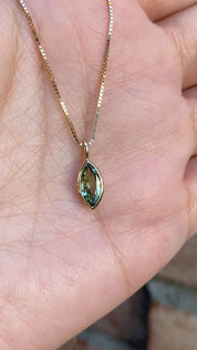 Patia Charm Necklace Setting (Marquise)