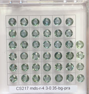 4.3mm 0.35ct グリーンサファイア マダガスカル産