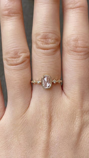 Celeste Oval Diamond Ring