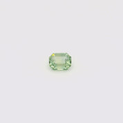 2.03ct Emerald Cut Light Blue Green Montana Sapphire SF509
