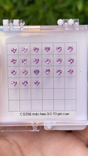 0.10ct Calibrated Heart Madagascar Sapphire (3.0mm) CS236