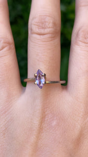 0.67ct Marquise Cut Purple Madagascar Sapphire SF449