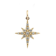 Starburst Charm, Natural Diamonds (Charm Option)