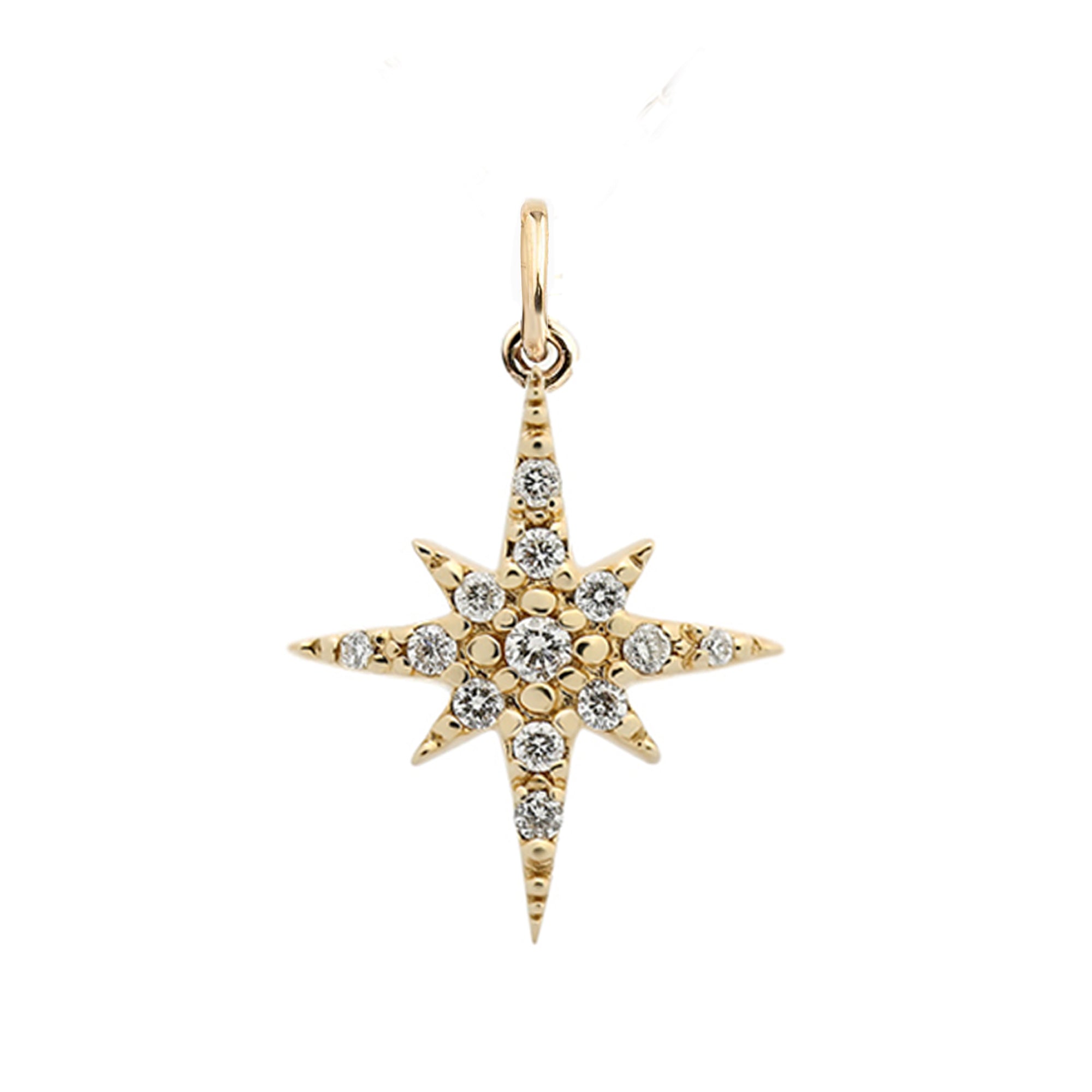 Starburst Charm, Natural Diamonds (Charm Option)