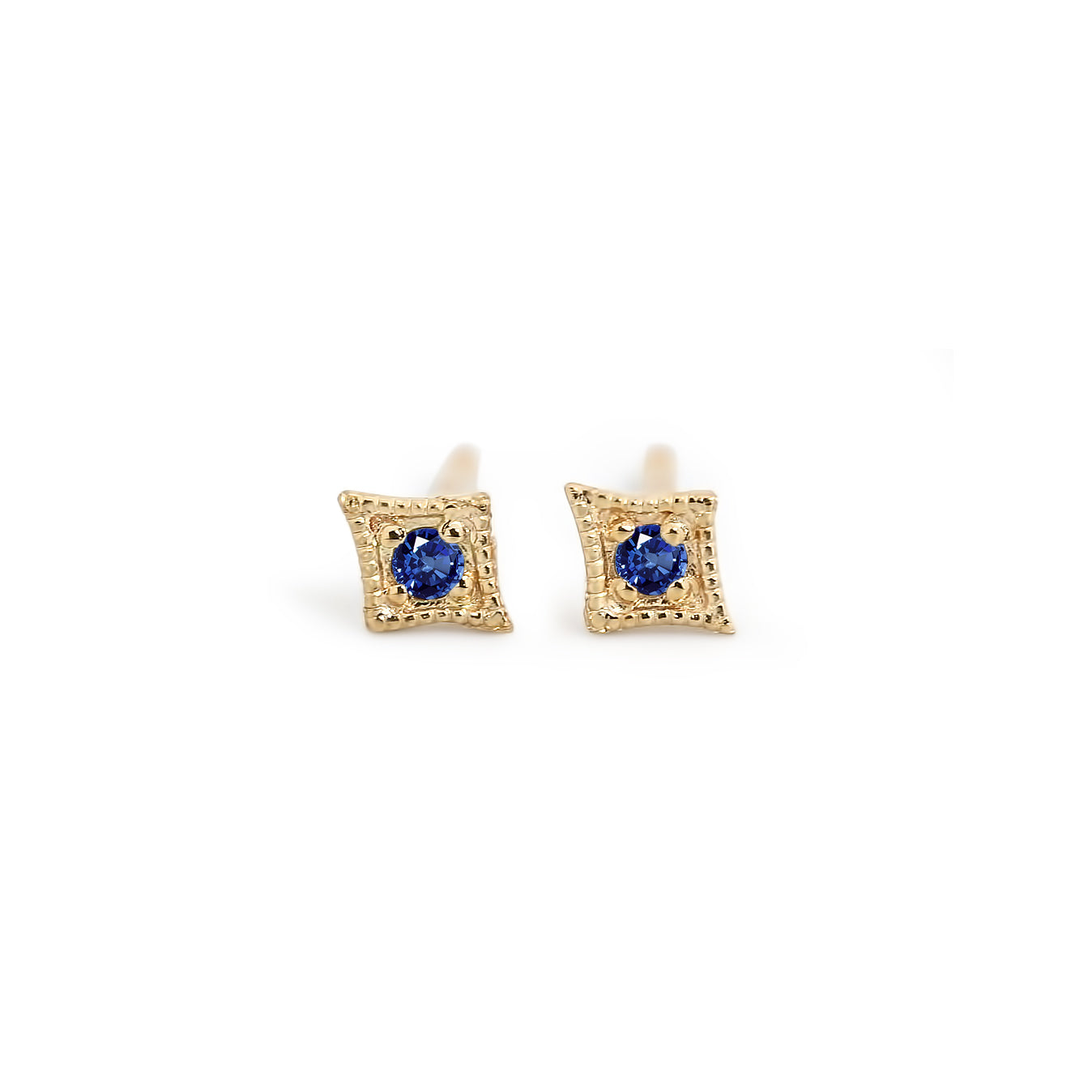 Birthstone Star Stud Earrings