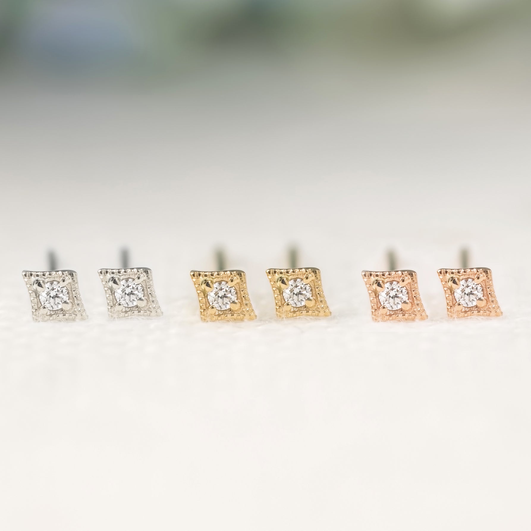Birthstone Star Stud Earrings