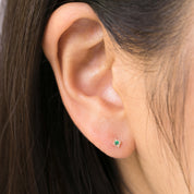 Birthstone Star Stud Earrings