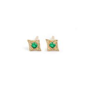 Birthstone Star Stud Earrings